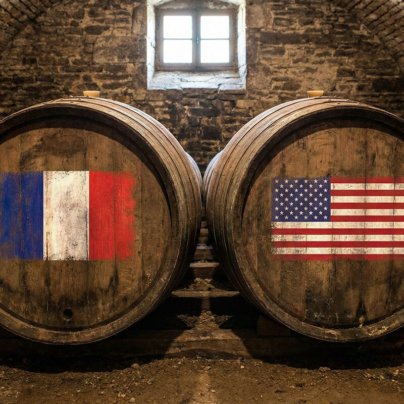 BODEGAS ZAPATA BARRICAS DE ROBLE FRANCES VS AMERICANO