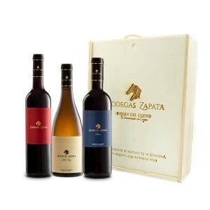 Estuche de Madera con Albillo Mayor, Crianza y Selección